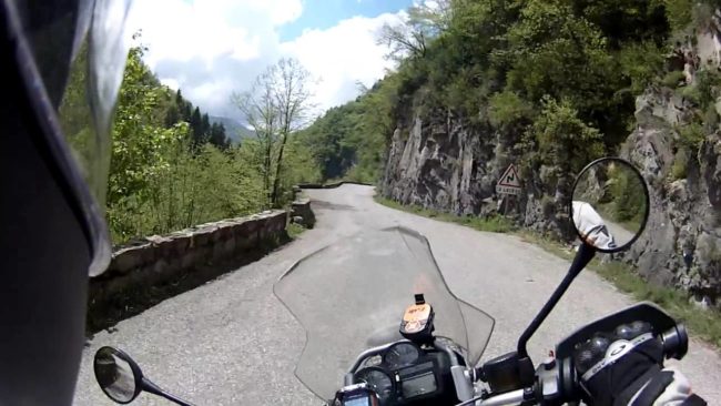 Col de Turini BMW R1200GS