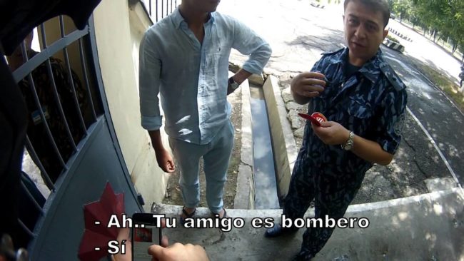 Bomberos en Uzbekistán